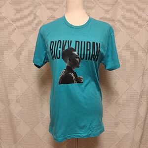 Ricky Duran Graphic Women's Blue T-Shirt Size Small